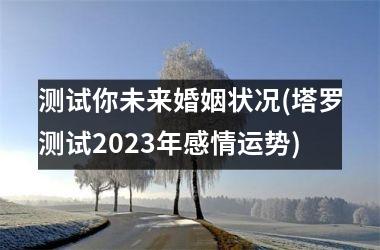 测试你未来婚姻状况(塔罗测试2025年感情运势)