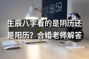 <h3>生辰八字看的是阴历还是阳历？合婚老师解答