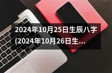 <h3>2024年10月25日生辰八字(2024年10月26日生辰八字)