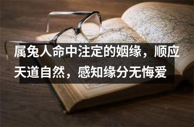 <h3>属兔人命中注定的姻缘，顺应天道自然，感知缘分无悔爱